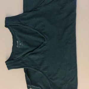 Madewell teal cotton tank